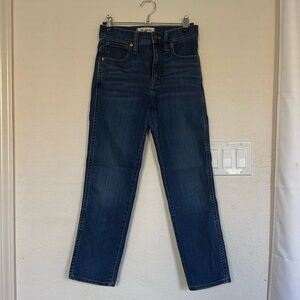 Madewell stovepipe jeans size 24P